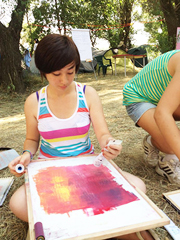 Touch Drawing at the UNESCO Summer Youth Academy in Romania