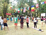 Peter Moon teaches Chi Gong to Youth at UNESCO Youth Academy Sponsored by World Genesis Foundation in Romania