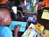 World Genesis Foundation Sponsors Art Program at Camp Bambanani in South Africa