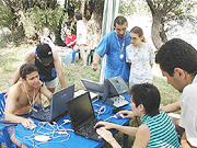 Internet Communications Delivered to Remote Wilderness Area for UNESCO Program of Internet Education for Youth